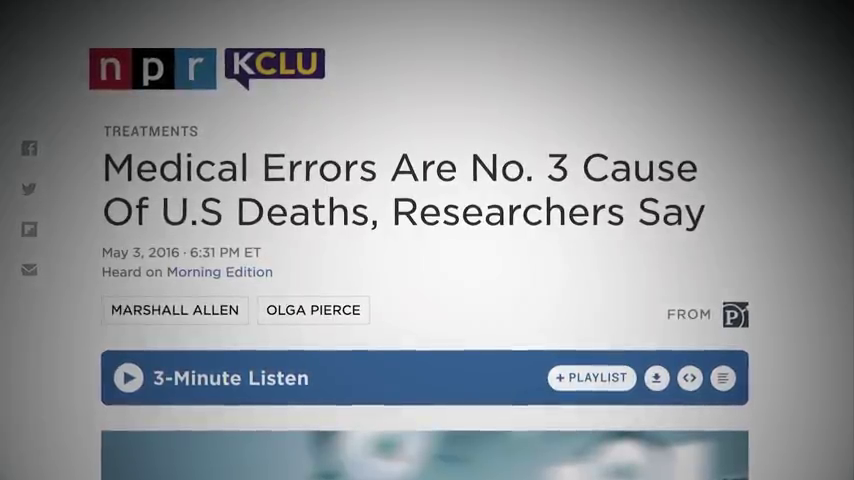 Medical Errors Are No. 3 Cause Of U.S Deaths, Researchers Say Screenshot From The Plandemic InDoctorNation Documentary Film