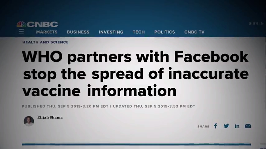 WHO partners with Facebook stop the spread of inaccurate vaccine information Screenshot From Plandemic InDoctorNation