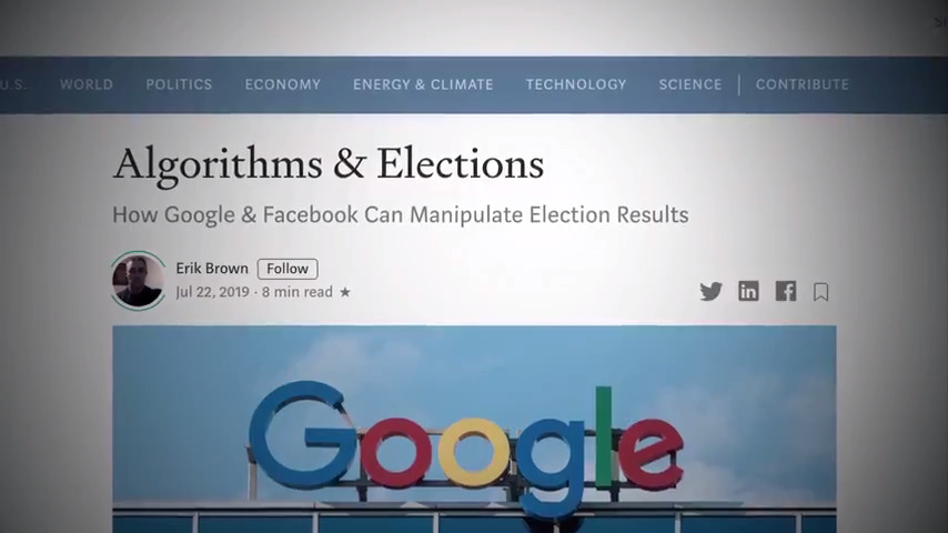Algorithms & Elections How Google & Facebook Can Manipulate Election Results Screenshot From Plandemic InDoctorNation