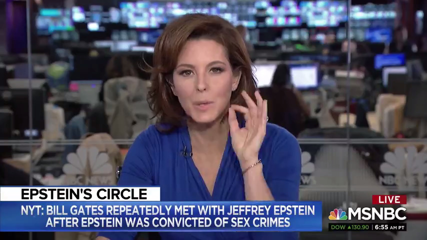 NYT: Bill Gates Repeatedly Met With Jeffrey Epstein | Velshi & Ruhle | MSNBC Screenshot Of News Segment Clip 1 From Plandemic InDoctorNation