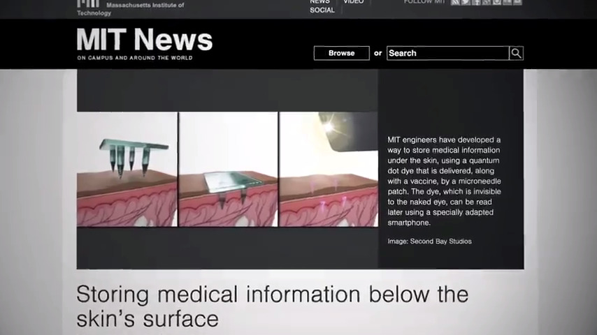 Storing medical information below the skin’s surface Screenshot From The Plandemic InDoctorNation Documentary